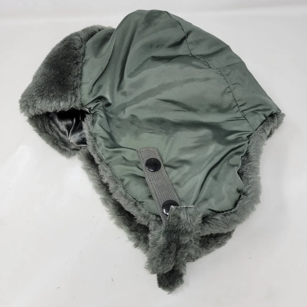 Bancroft US Military Flyers Helmet Winter B9B Nylon Sage Green Large Hat